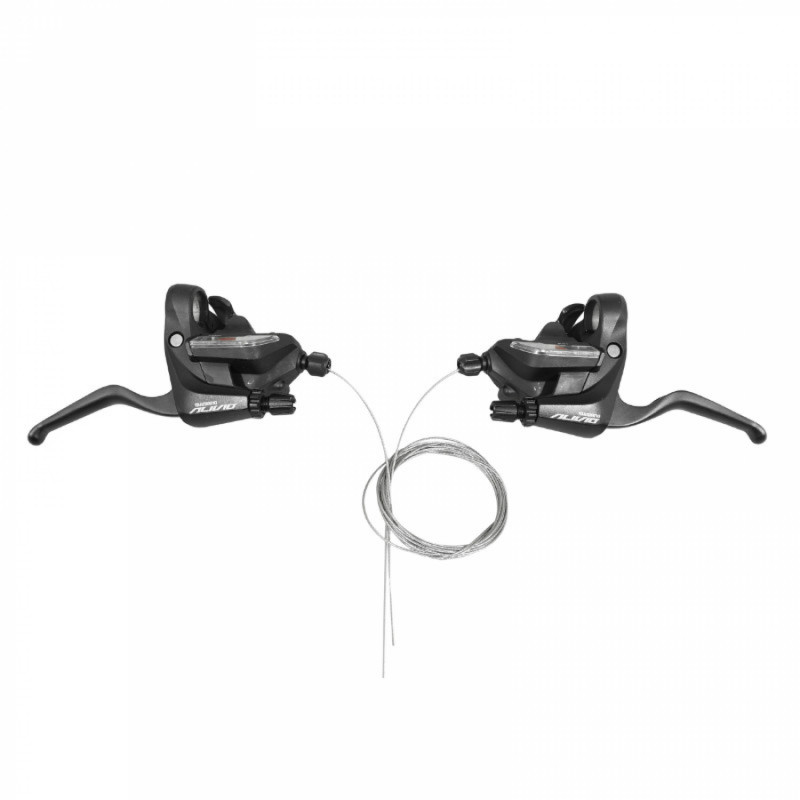 LEVIER-MANETTE VTT SHIMANO ALIVIO M4000 3X9V. NOIR POUR FREIN V-BRAKE (PAIRE EN SACHET)