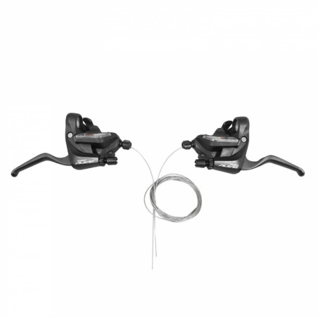 LEVIER-MANETTE VTT SHIMANO ALIVIO M4000 3X9V. NOIR POUR FREIN V-BRAKE (PAIRE EN SACHET)