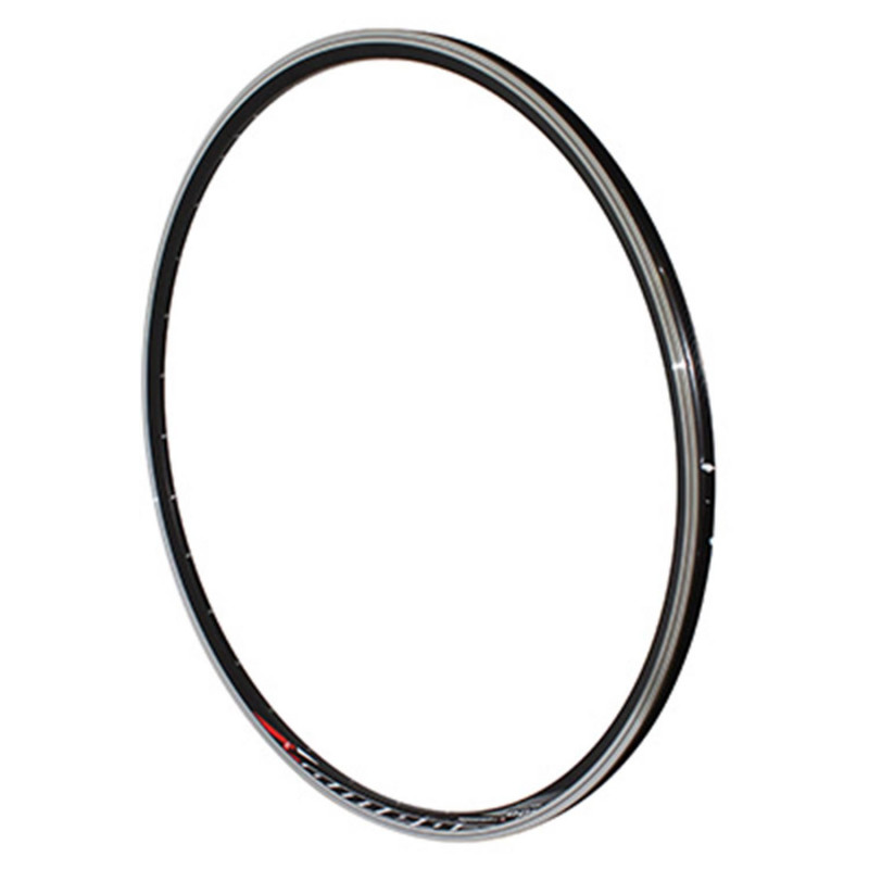 Jante route 700 omega 13c noir 32t. double paroi profil 22mm