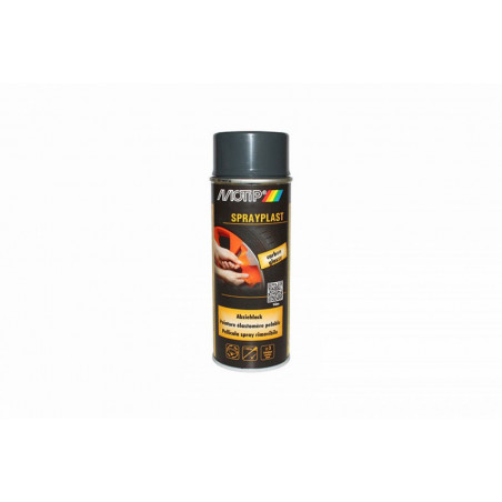 BOMBE DE PEINTURE MOTIP SPRAYPLAST CARBONE BRILLANT AEROSOL 400 ml (396540)