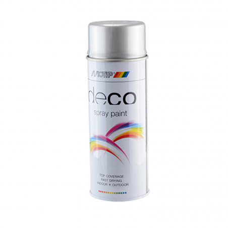 BOMBE PEINTURE MOTIP ARGENT (400ML) GLYCERO