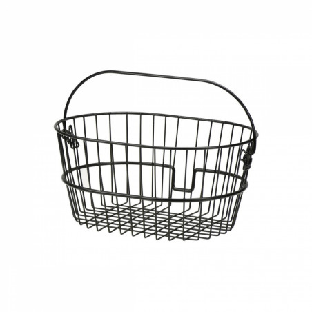 PANIER AVANT ACIER FIL KLICKFIX STANDARDKORB 16L NOIR AVEC ANSE FIXATION