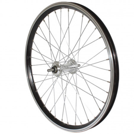 Roue remorque 20x1.75 alu mx alu axe de 9 noire