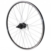 ROUE VTT 26" MAVIC XM117 ARRIERE NOIR MOYEU SHIMANO M475 DISC 6TROUS POUR CASSETTE SHIMANO-SRAM 10-9V. NOIR (UTILISATION