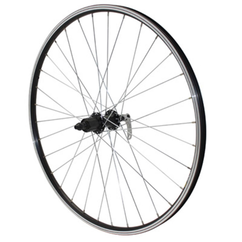 ROUE VTT 26" MAVIC XM117 ARRIERE NOIR MOYEU POUR CASSETTE SHIMANO-SRAM 10-9V. NOIR