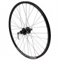 ROUE VTT 26" DISC SUBZERO ARRIERE NOIR ?ILLET MOYEU SHIMANO M475 6TROUS POUR CASSETTE SHIMANO-SRAM 10-9-8V. NOIR RAYONS ARGENT