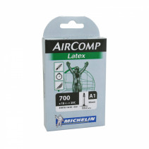 CHAMBRE A AIR VELO 700 x 18-20 MICHELIN A1 LATEX VALVE PRESTA LONGUEUR 36mm 70g