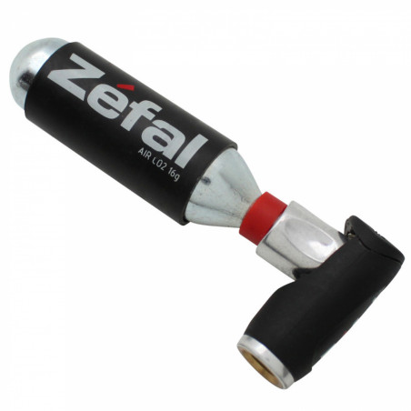 GONFLEUR ZEFAL EZ PUSH ARGENT (DEBIT REGLABLE) VP-VS (LIVRE AVEC CARTOUCHE 16g FILETE)