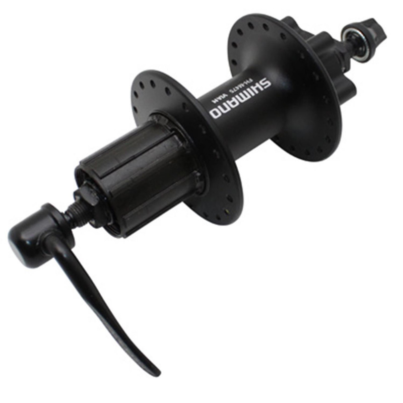 MOYEU VTT SHIMANO M475 DISC NOIR 36T. ARRIERE 10-9V.