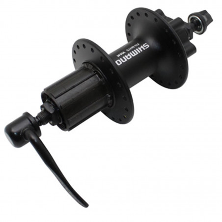 MOYEU VTT SHIMANO M475 DISC NOIR 36T. ARRIERE 10-9V.