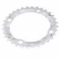 PLATEAU VTT TRIPLE DIAM 104 INTERM 32DTS ARGENT 4 BRANCHES SHIMANO ORIGINE DEORE M510 9v