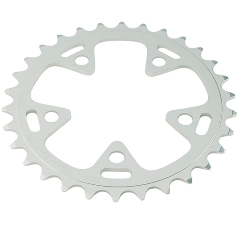 PLATEAU ROUTE DIAM  74 INTER 30DTS ARGENT (COMP.SHIMANO/CAMPA) MICHE 8/9/10V. 5 BRANCHES