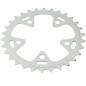 PLATEAU ROUTE DIAM  74 INTER 30DTS ARGENT (COMP.SHIMANO/CAMPA) MICHE 8/9/10V. 5 BRANCHES