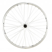 Roue vtt 26" ar blocage k7 jante argent mach1 combo moy.shim tx500 v-brake 8/9/10v