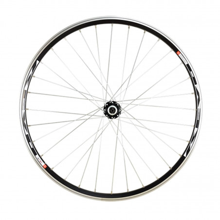 Roue vtt 26" ar blocage k7 jante noir mach1 revo. moy.shim.tx500 v-brake 8/9/10v