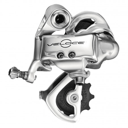 Derailleur route ar campa veloce 10v. argent chape courte