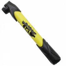 Pompe mini route-vtt Zefal mini jet resine jaune 6bars l230mm vp-vs 90g avec fixation porte bidon