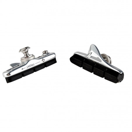 Porte patin route optimiz alu type Shimano argent a cartouche (2 pr)