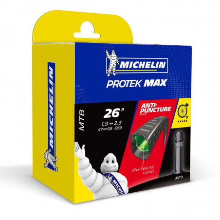 CHAMBRE AIR VTT 26X1.85/2.20 VS MICHELIN PROTEK MAX C4 AVEC LIQUIDE ANTI-CREVAISON