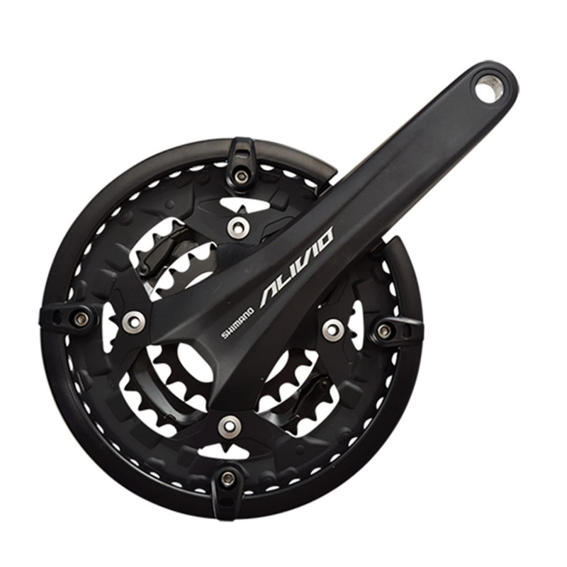 PEDALIER VTT TRIPLE 44-32-22D L175 ALU SHIMANO ALIVIO T4060 9V SS CUVETTES
