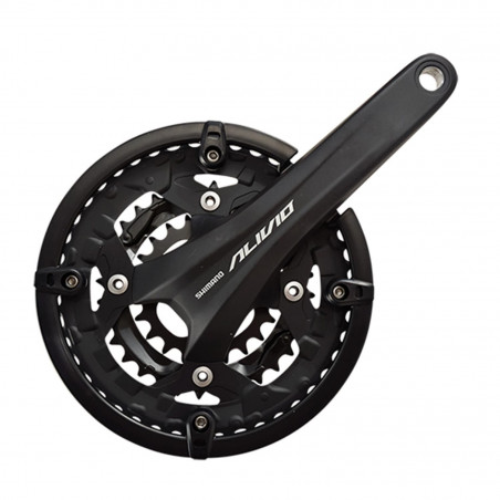 PEDALIER VTT TRIPLE 44-32-22D L175 ALU SHIMANO ALIVIO T4060 9V SS CUVETTES