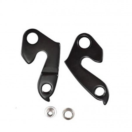 Patte derailleur alu  adaptable    cadre look / peugeot / raleigh / univega / ironhose (gh - 106)
