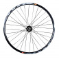 Roue vtt 27.5" ar k7 jante noir mach1 klixx tub.ready disque 6t 9/10/11 axe travers.12x142