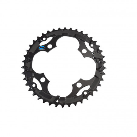 PLATEAU VTT TRIPLE DIAM 104 EXTER 42DTS NOIR 4 BRANCHES SHIMANO ORIGINE ALIVIO M415 7/8V