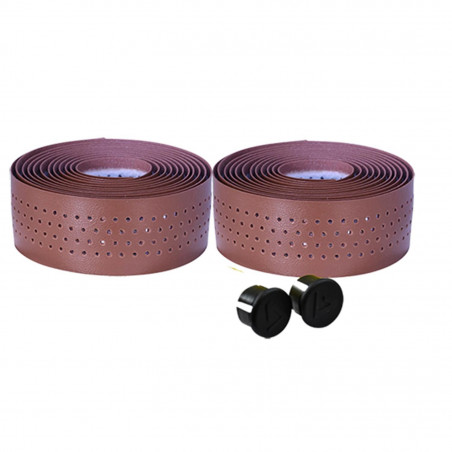 Guidoline Velox soft grip perfore marron - epaisseur 2.5mm