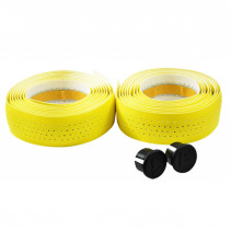 Guidoline Velox soft grip perfore jaune- epaisseur 2.5mm
