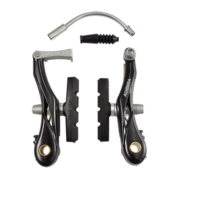 ETRIER FREIN VTT V-BRAKE OPTIMIZ  COURT 85MM ALU NOIR (ROUTE/KID/VELO PLIANT)