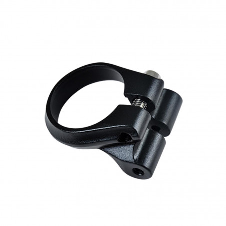 COLLIER TIGE DE SELLE ROUTE/VTT D34.9 MM AVEC FIXATION PORTE BAGAGE AR ALU NOIR