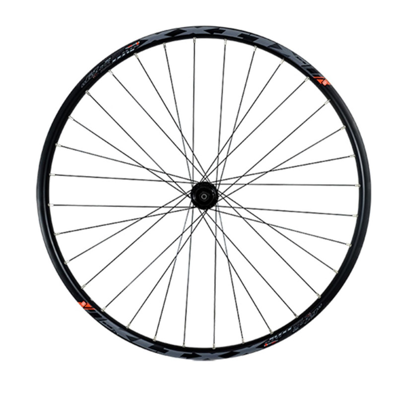 Roue vtt 29" ar blocage k7 jante noir klixx tub.ready.moy.m3050 disque cent. 9/10/11v
