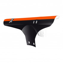 GARDE BOUE VTT AV VELOX NOIR/ORANGE FIXATION FOURCHE