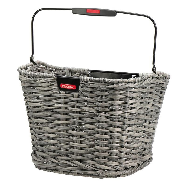 PANIER AVANT KLICKFIX STRUCTURE OSIER 34x25x27 GRIS 16L - 0379SGR - 4030572104758