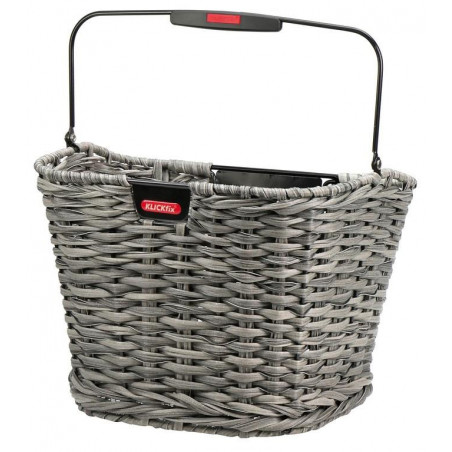 PANIER AVANT KLICKFIX STRUCTURE OSIER 34x25x27 GRIS 16L - 0379SGR - 4030572104758