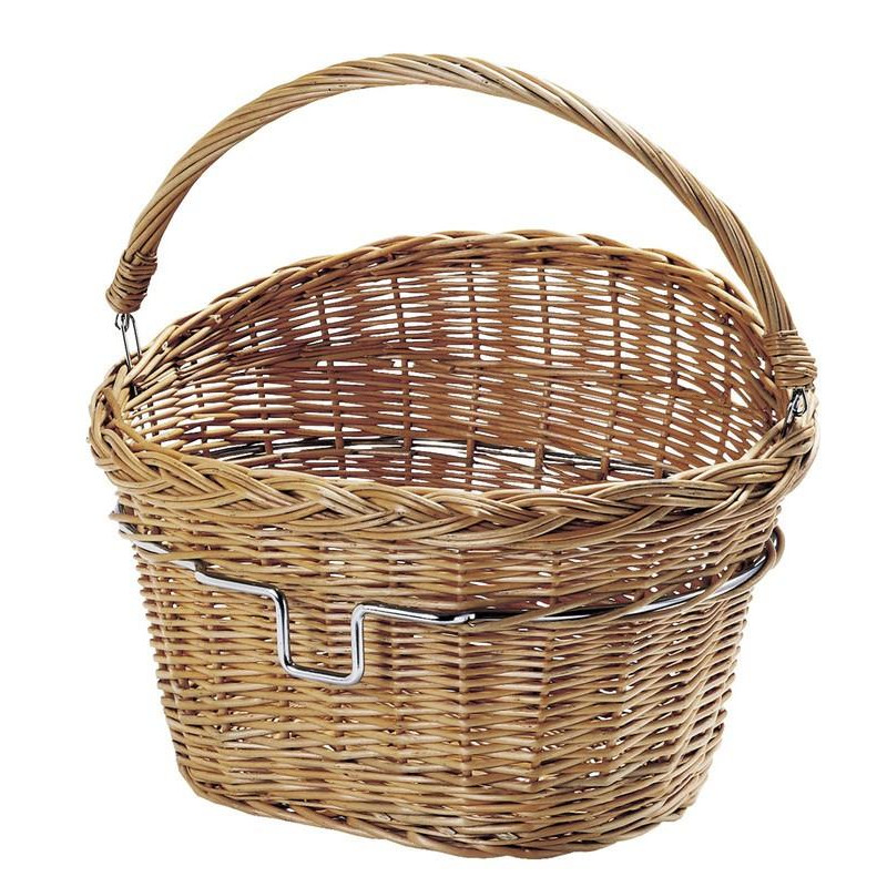 PANIER AVANT KLICKFIX OSIER AVEC RONDELLE 40x30x31 18 LITRES - 0398 - 4018861001797