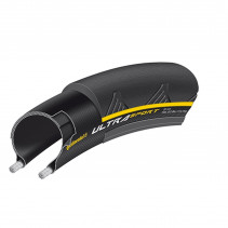 Pneu route 700x25 ts Continental ultra sport ii noir/jaune (25-622)