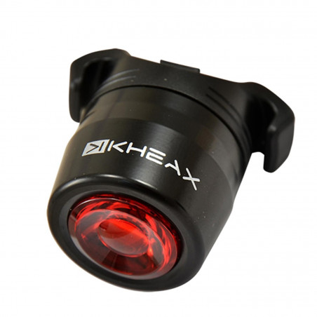 ECLAIRAGE VELO RECHARG.USB AR KHEAX LED NAOS 15 LUMEN NOIR (FIXATION TIGE DE SELLE)