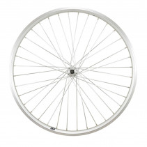 Roue vtt 26" av blocage jante argent mach1 er10 moy.Shimano tx500 v-brake