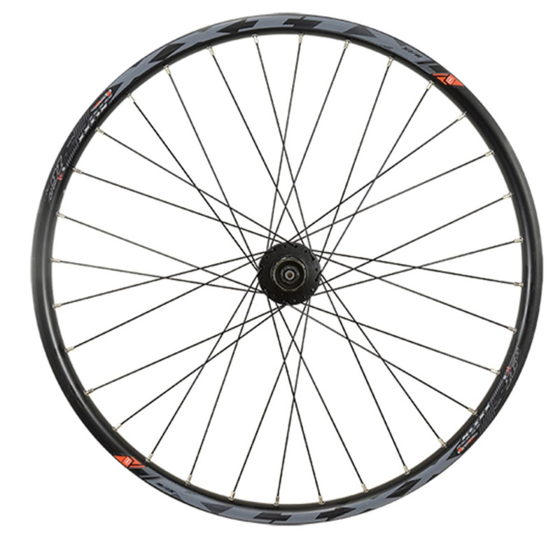 Roue vtt 26" ar blocage k7 jante noir mach1 klixx tub.ready.moy.shi.m475 disque 6t 9/10/11