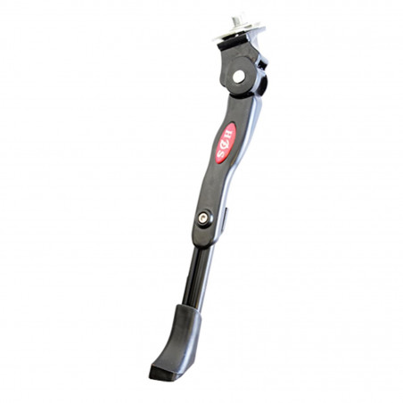 BEQUILLE VELO LATERALE REGLABLE 24/29'' OPTIMIZ  ALU NOIR RENFORCEE E BIKE/VAE