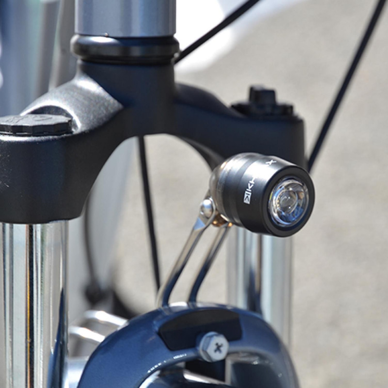 SUPPORT ECLAIRAGE VELO FIXATION FOURCHE KHEAX COMPATIBLE NAOS