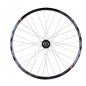 Roue vtt 26" ar k7 jante noir mach1 klixx tub.ready.moy.disque 6t 9/10/11v axe.trav.12x142