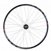 Roue vtt 29" ar k7 jante noir mach1 klixx tub.ready. disque 6t 9/10/11v axe travers.12x142