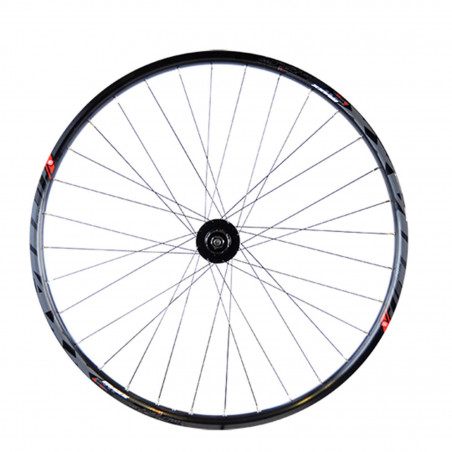 Roue vtt 27.5" ar blocage k7 jante noir mach1 maxx tub.ready.moy.shi.m475 disque 6t 9/10/1