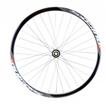 Roue route 700 ar jante noir mach 1 pulse. disque centerlock 9/10/11v axe travers.12x142