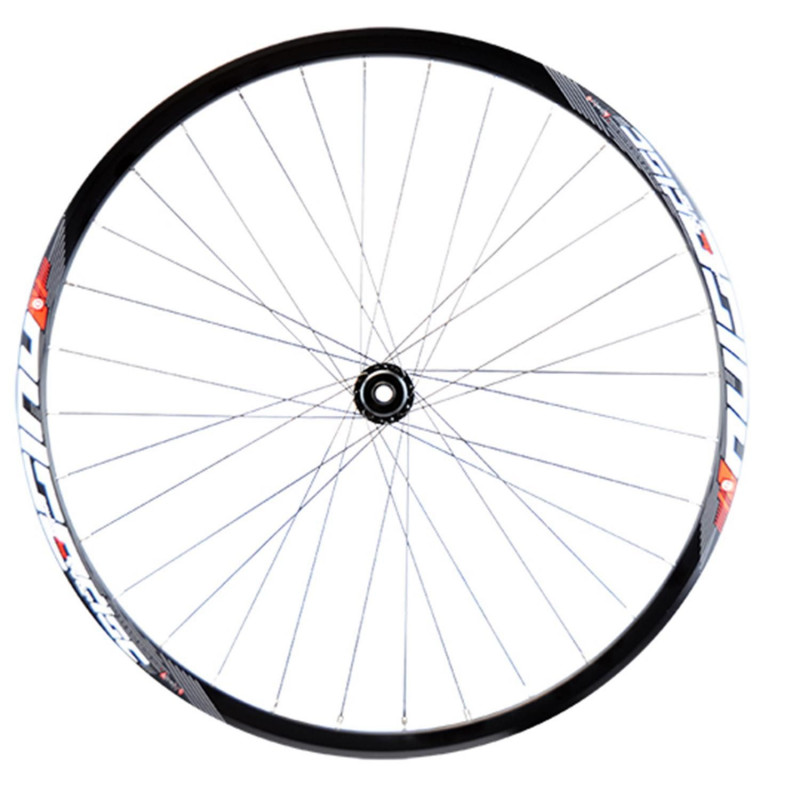 Roue route 700 av jante noir mach1 pulse. moyeu disque centerlock axe traversant 12x100