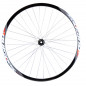Roue route 700 av jante noir mach1 pulse. moyeu disque centerlock axe traversant 12x100