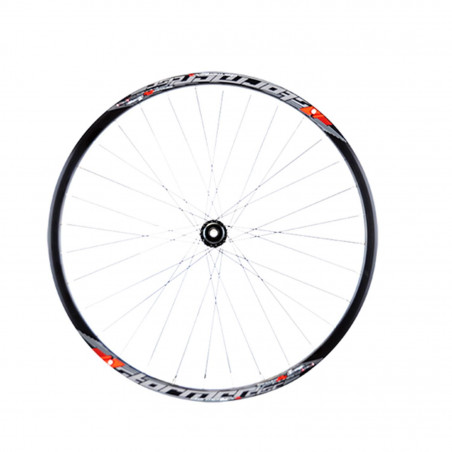 Roue route 700 av jante noir mach1 stormer 15. disque centerlock axe traversant12x100